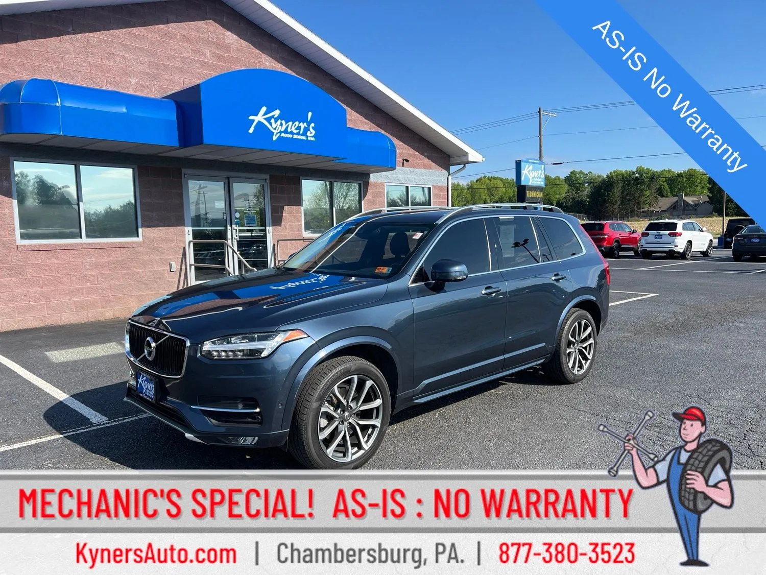 Blue 2018 Volvo XC90 T5 Momentum for sale in Chambersburg, PA
