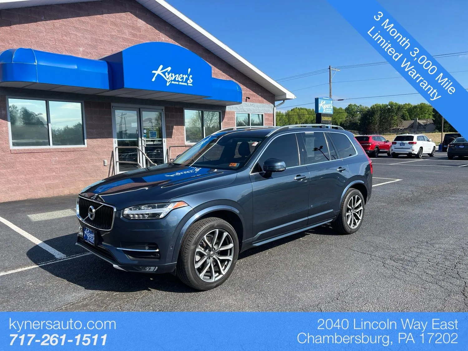 Blue 2018 Volvo XC90 T5 Momentum for sale in Chambersburg, PA