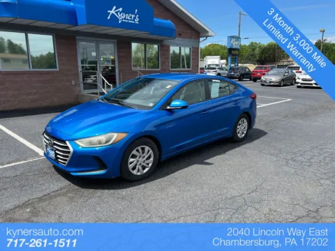 Blue 2017 Hyundai Elantra SE for sale in Chambersburg, PA