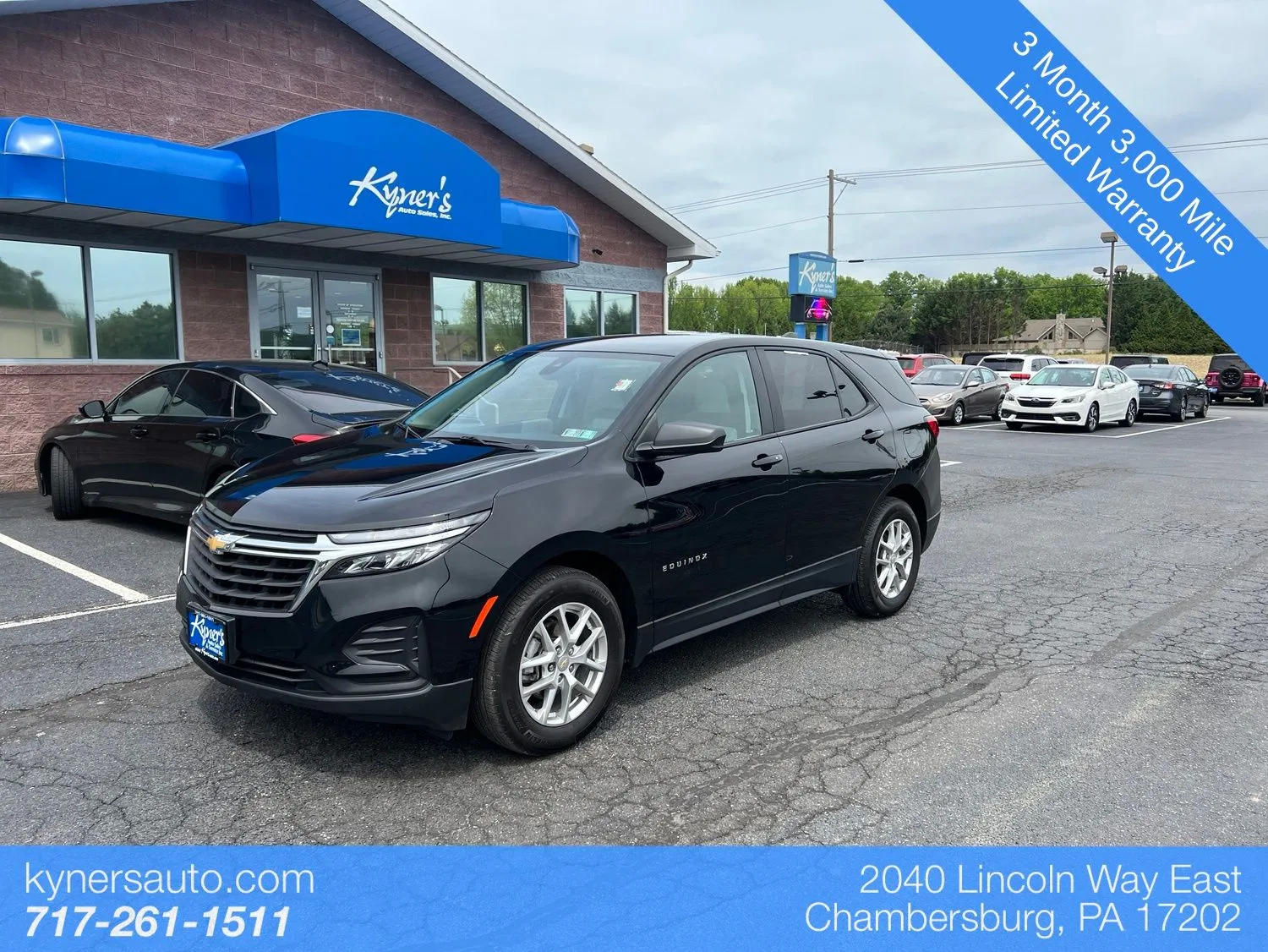 Black 2024 Chevrolet Equinox LS for sale in Chambersburg, PA