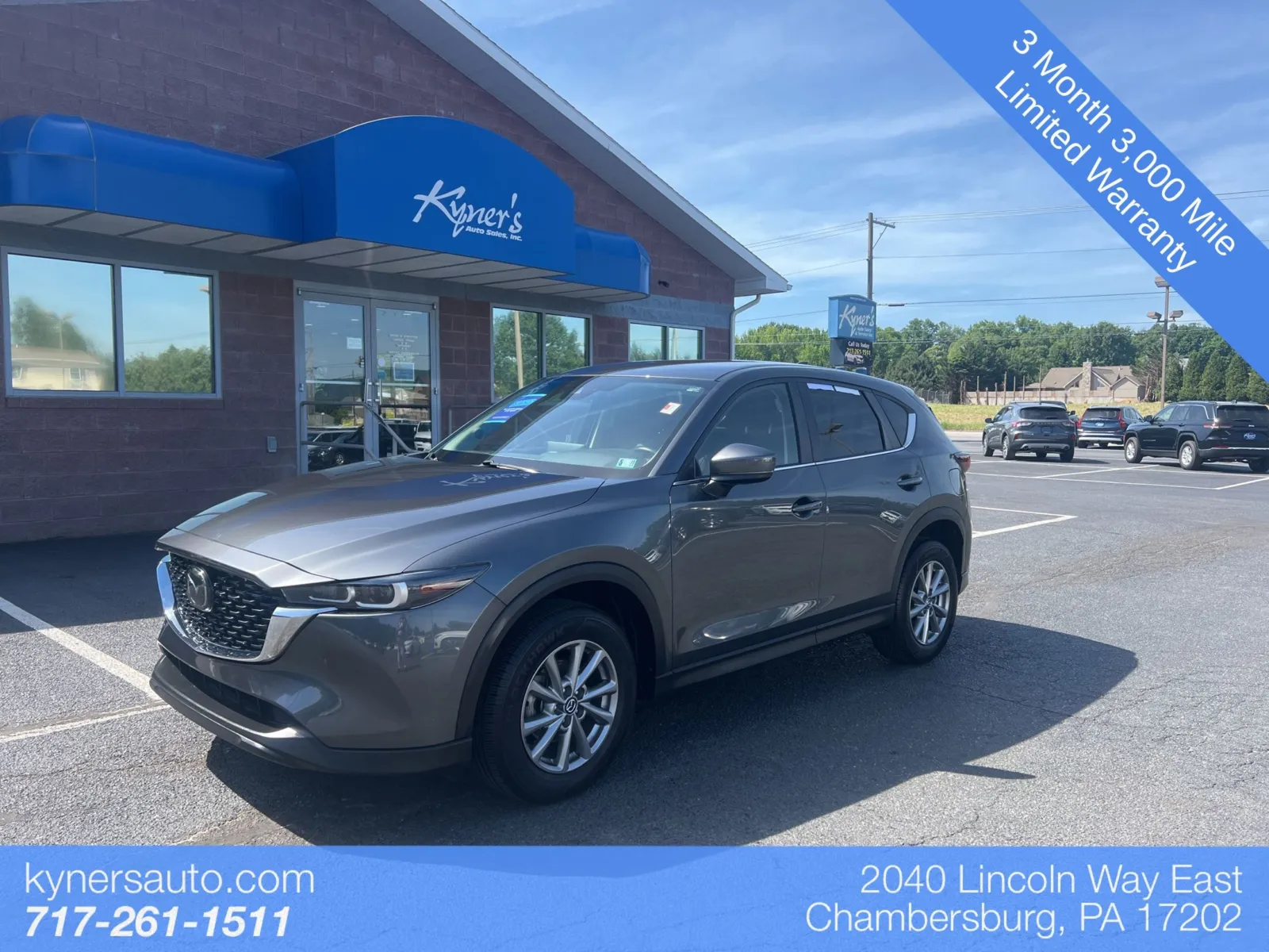 Gray 2022 Mazda CX-5 2.5 S Select Package for sale in Chambersburg, PA