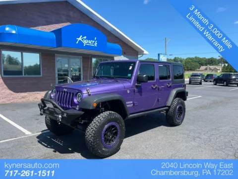 Purple 2017 Jeep Wrangler Unlimited Sport for sale in Chambersburg, PA