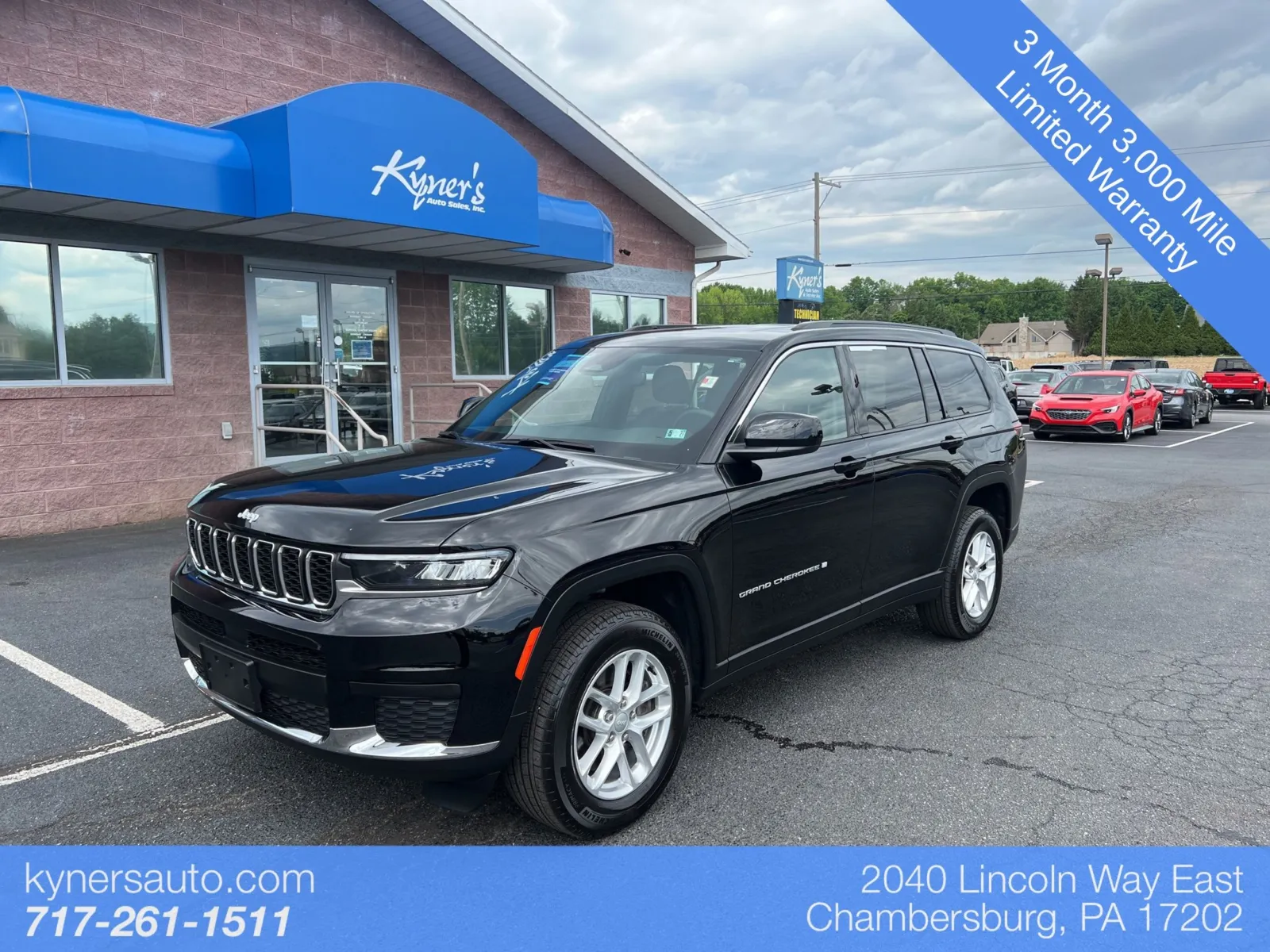 Black 2024 Jeep Grand Cherokee L Laredo for sale in Chambersburg, PA