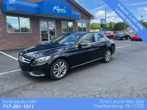 Black 2015 Mercedes-Benz C-Class C 300 for sale in Chambersburg, PA