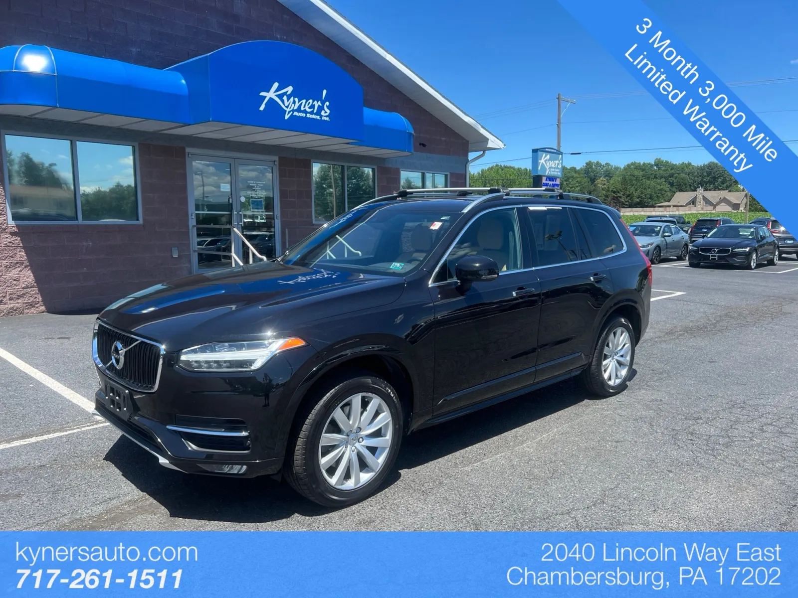Black 2019 Volvo XC90 T6 Momentum for sale in Chambersburg, PA