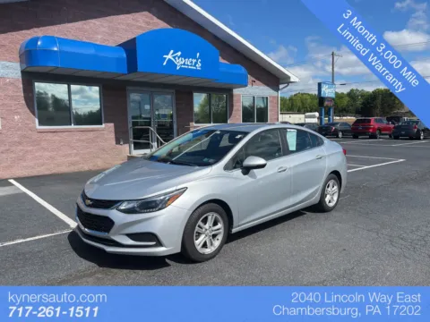 Silver 2016 Chevrolet Cruze LT for sale in Chambersburg, PA