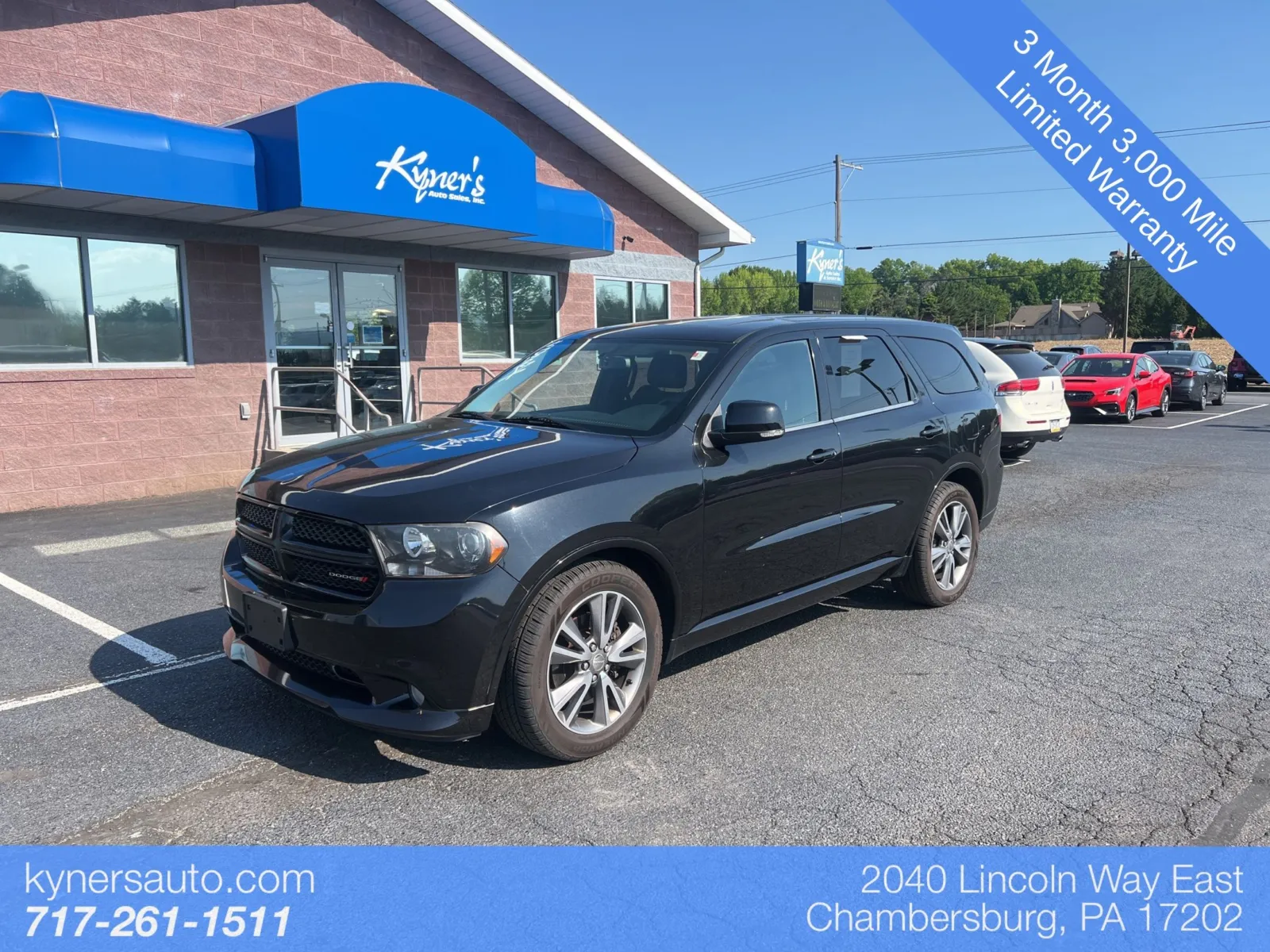 Black 2013 Dodge Durango R/T for sale in Chambersburg, PA