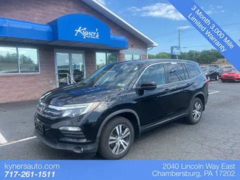 Black 2017 Honda Pilot EX-L for sale in Chambersburg, PA