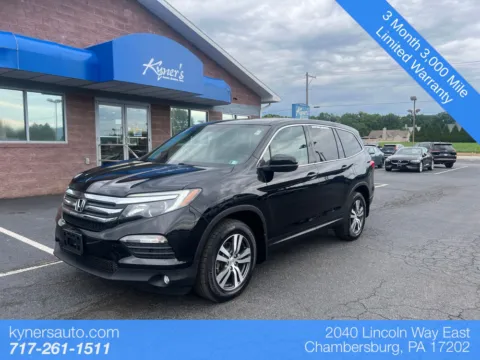 Black 2017 Honda Pilot EX-L for sale in Chambersburg, PA