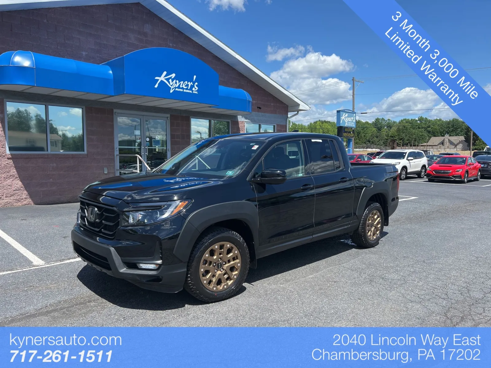 Black 2021 Honda Ridgeline Sport for sale in Chambersburg, PA