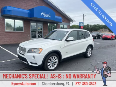 White 2014 BMW X3 xDrive28i for sale in Chambersburg, PA