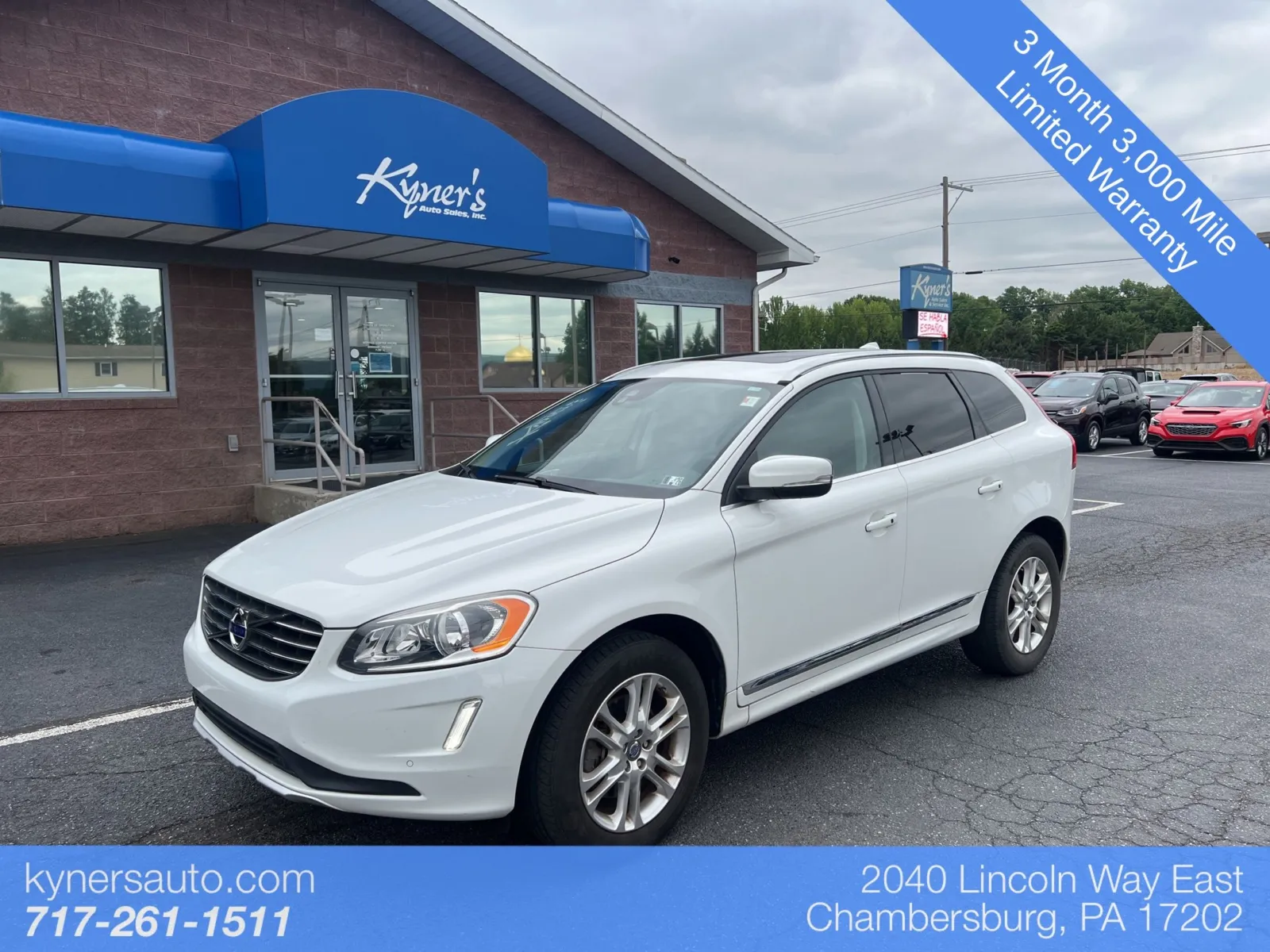 White 2014 Volvo XC60 3.2 for sale in Chambersburg, PA