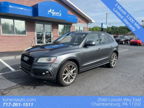 Gray 2016 Audi Q5 3.0T Premium Plus for sale in Chambersburg, PA