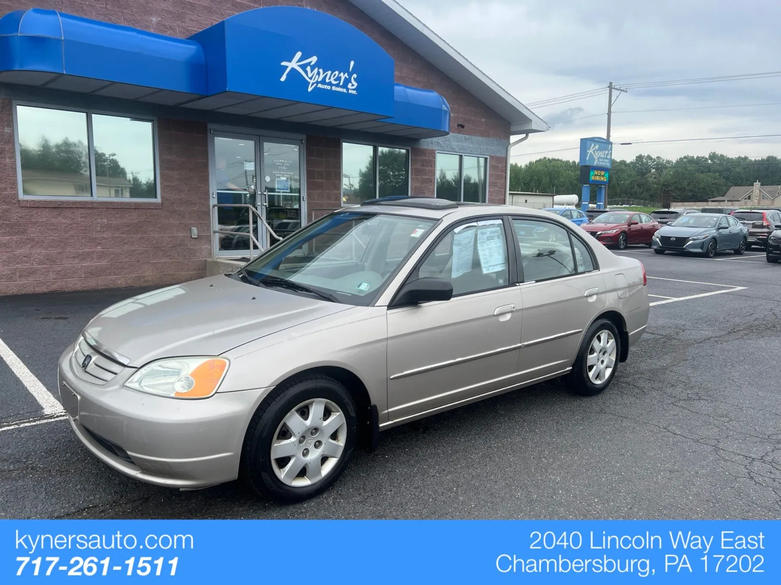 Unknown 2002 Honda Civic EX for sale in Chambersburg, PA