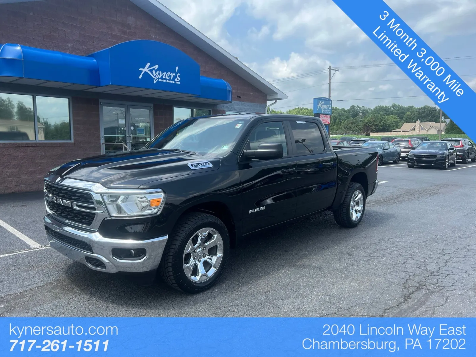 Black 2022 Ram 1500 Big Horn/Lone Star for sale in Chambersburg, PA