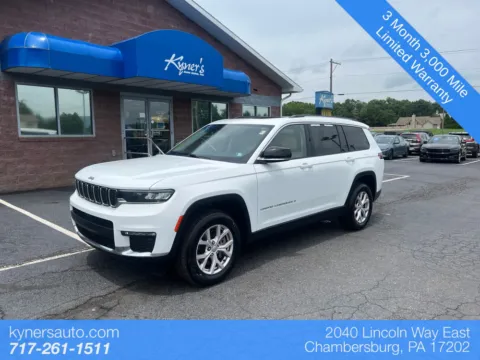 White 2022 Jeep Grand Cherokee L Limited for sale in Chambersburg, PA