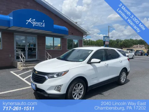 White 2019 Chevrolet Equinox LT for sale in Chambersburg, PA