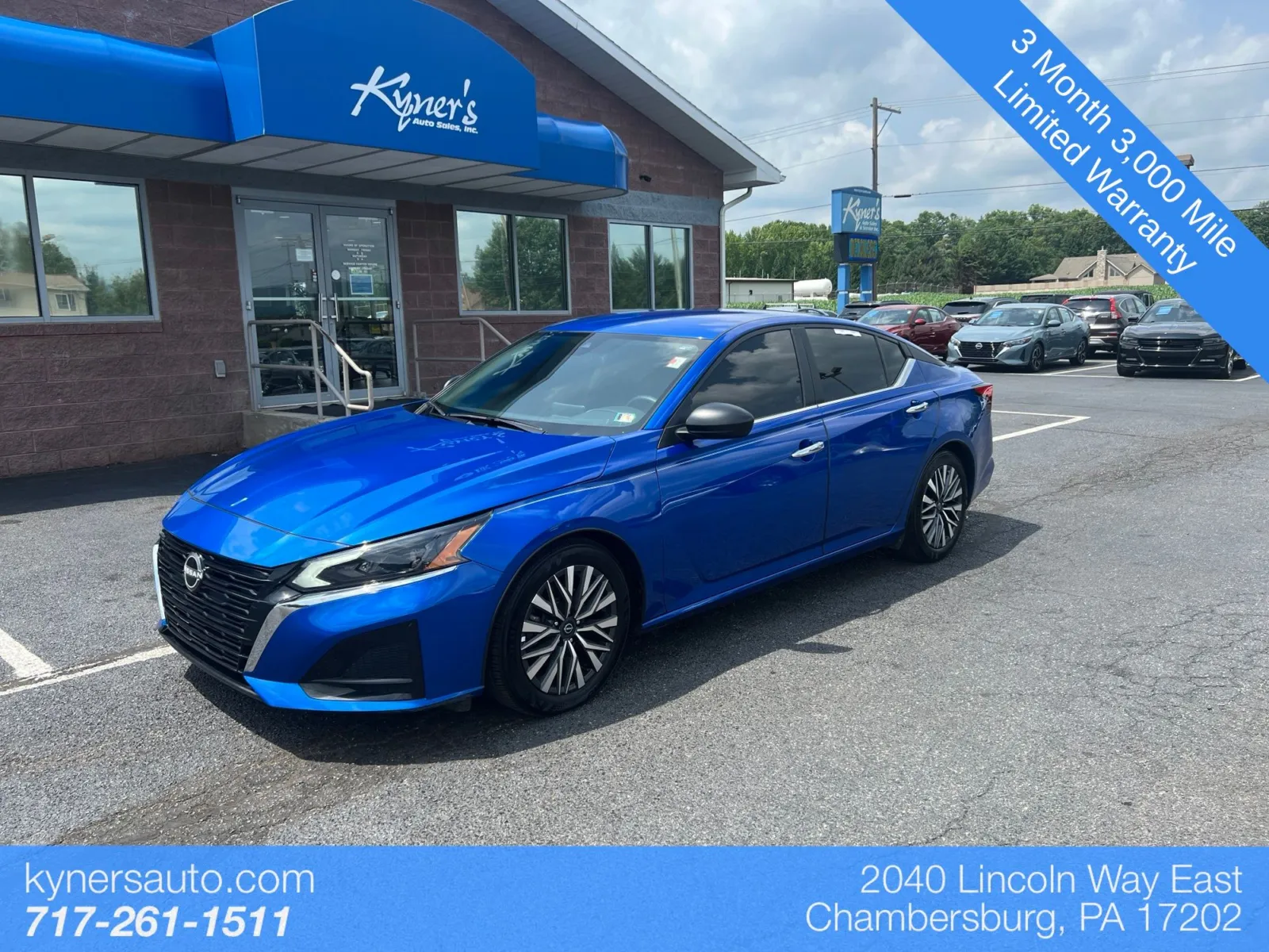 Blue 2025 Nissan Altima 2.5 SV for sale in Chambersburg, PA