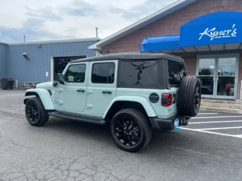 Another view of 2023 Jeep Wrangler Sahara 4xe for sale in Chambersburg, PA at Kyner's Auto Sales, Inc.