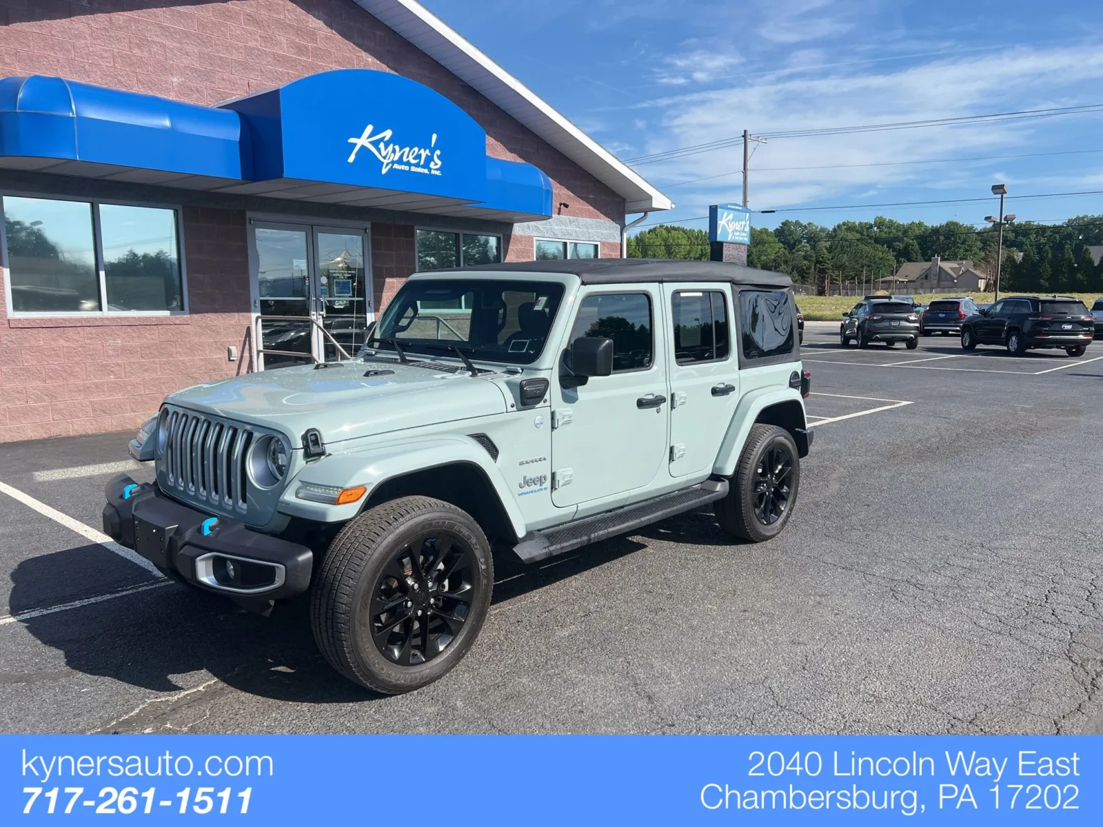 Gray 2023 Jeep Wrangler Sahara 4xe for sale in Chambersburg, PA