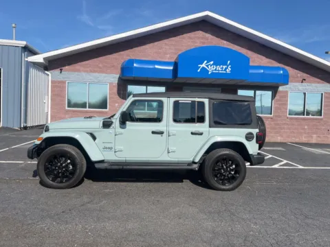 Photos of 2023 Jeep Wrangler Sahara 4xe for sale in Chambersburg, PA at Kyner's Auto Sales, Inc.