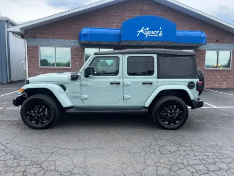 Photos of 2023 Jeep Wrangler Sahara 4xe for sale in Chambersburg, PA at Kyner's Auto Sales, Inc.
