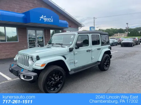 Gray 2023 Jeep Wrangler Sahara 4xe for sale in Chambersburg, PA