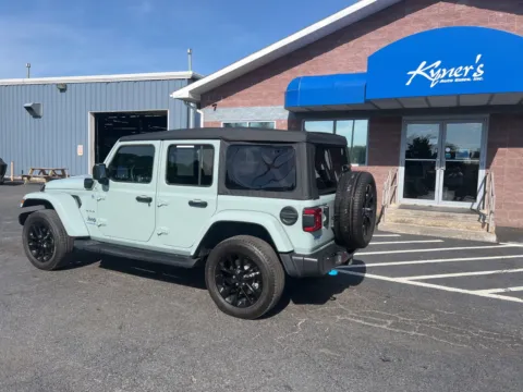 Another view of 2023 Jeep Wrangler Sahara 4xe for sale in Chambersburg, PA at Kyner's Auto Sales, Inc.