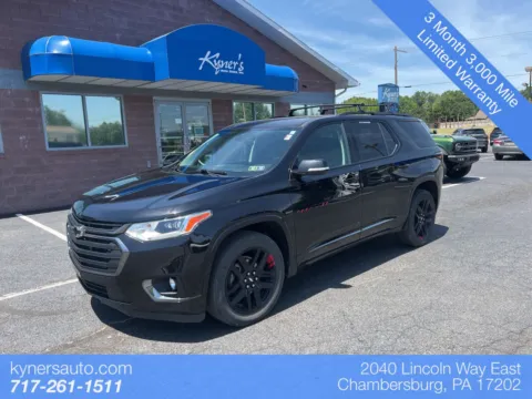 Black 2019 Chevrolet Traverse Premier for sale in Chambersburg, PA