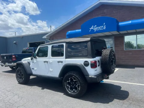 Another view of 2023 Jeep Wrangler Rubicon 4xe for sale in Chambersburg, PA at Kyner's Auto Sales, Inc.