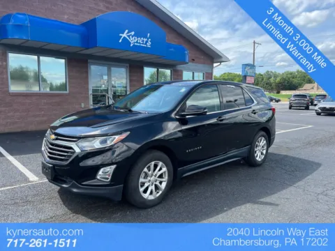 Black 2018 Chevrolet Equinox LT for sale in Chambersburg, PA