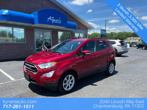 Red 2019 Ford EcoSport SE for sale in Chambersburg, PA