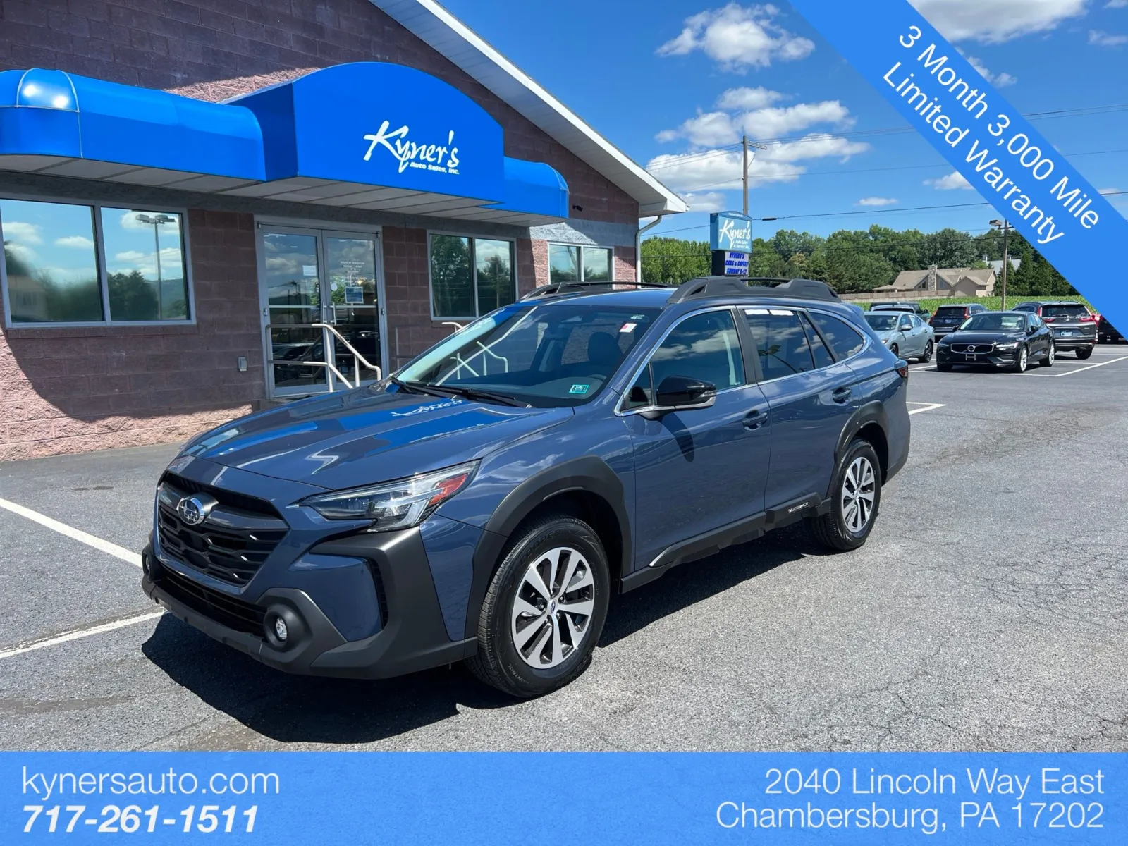 Blue 2024 Subaru Outback Premium for sale in Chambersburg, PA