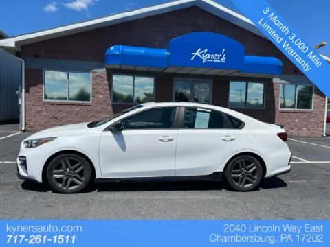 White 2021 Kia Forte GT-Line for sale in Chambersburg, PA