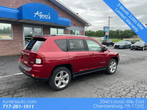 Red 2015 Jeep Compass Latitude for sale in Chambersburg, PA