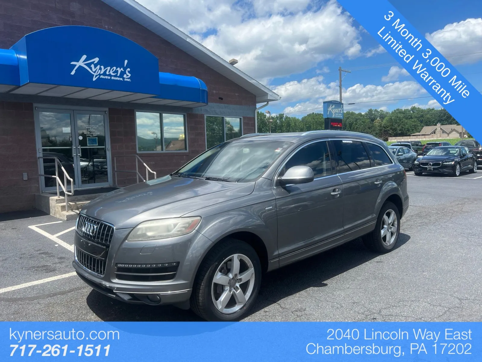 Gray 2014 Audi Q7 3.0T Premium for sale in Chambersburg, PA