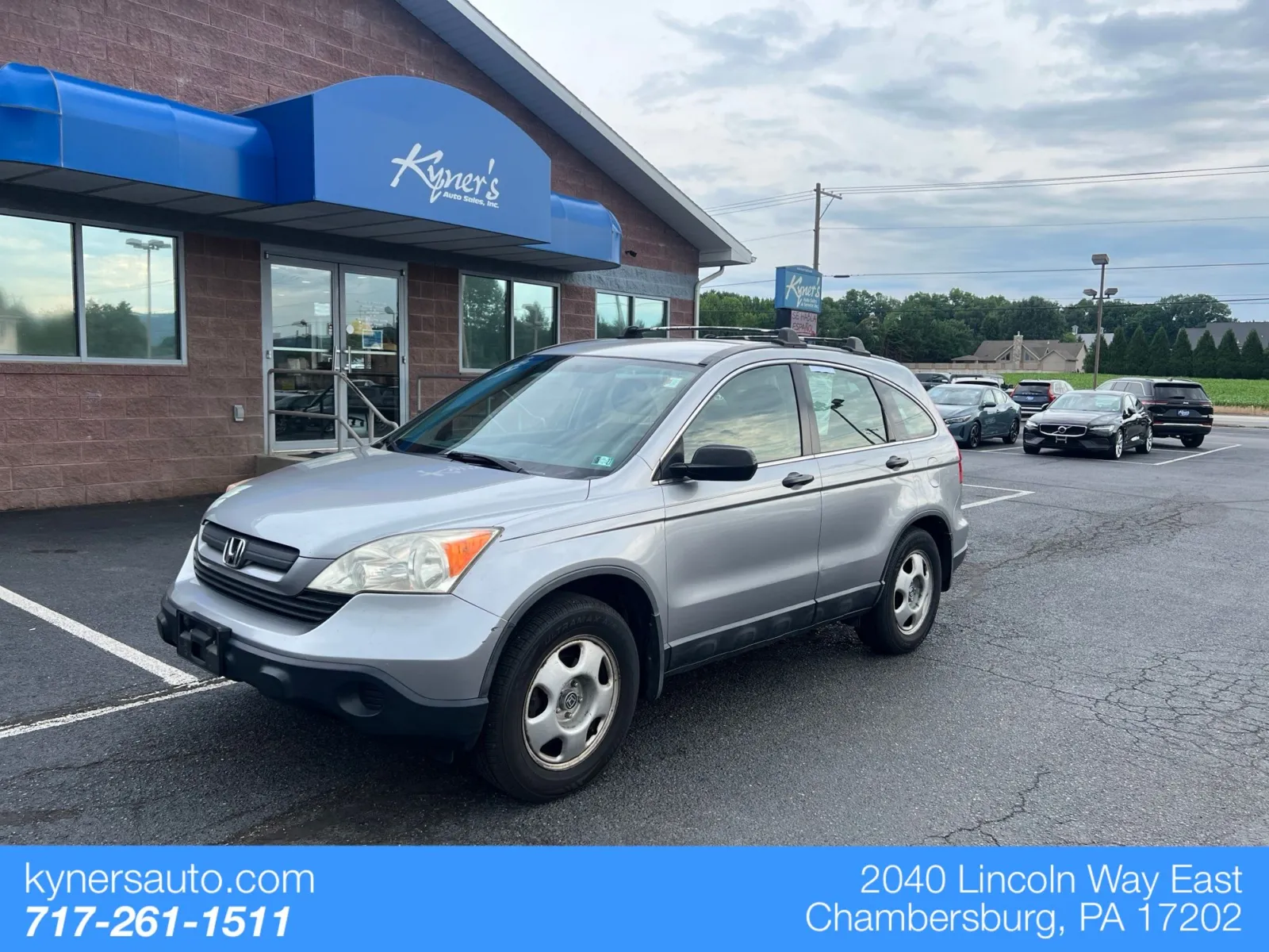 Silver 2007 Honda CR-V LX for sale in Chambersburg, PA
