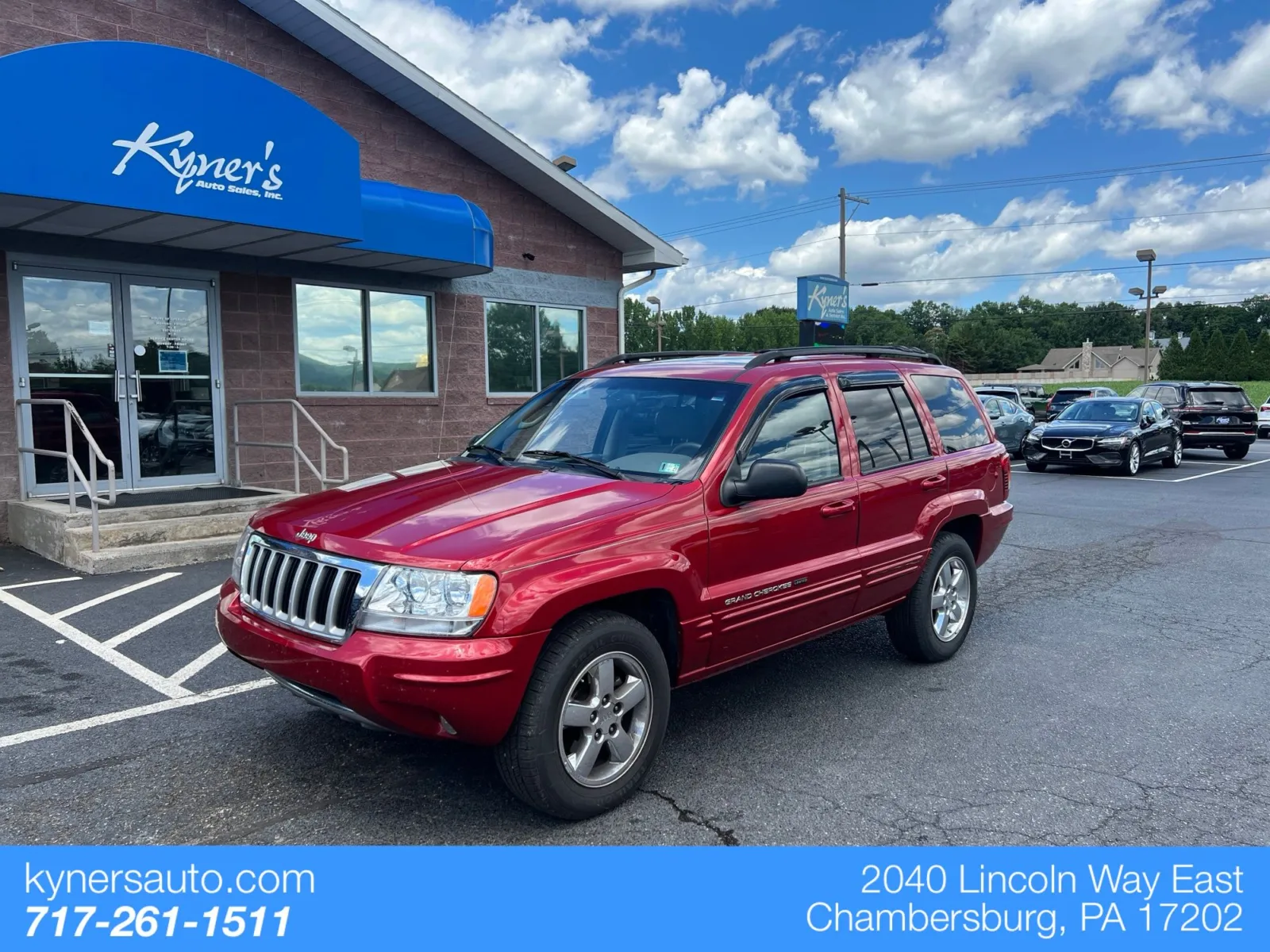 Red 2004 Jeep Grand Cherokee Limited for sale in Chambersburg, PA