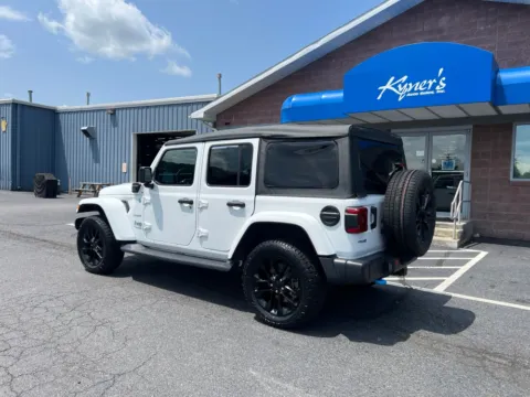 Another view of 2022 Jeep Wrangler Unlimited Sahara 4xe for sale in Chambersburg, PA at Kyner's Auto Sales, Inc.