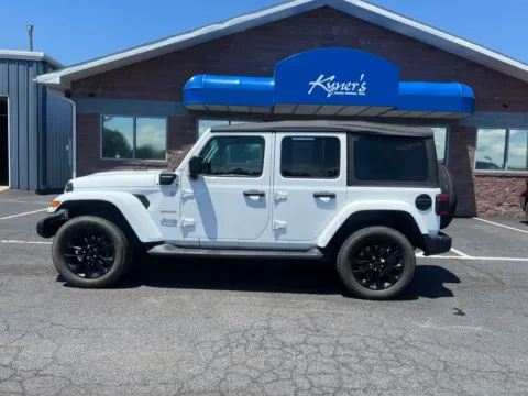 Photos of 2022 Jeep Wrangler Unlimited Sahara 4xe for sale in Chambersburg, PA at Kyner's Auto Sales, Inc.