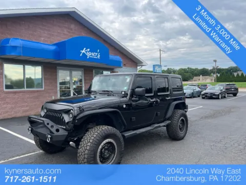 Black 2017 Jeep Wrangler Unlimited Sport for sale in Chambersburg, PA