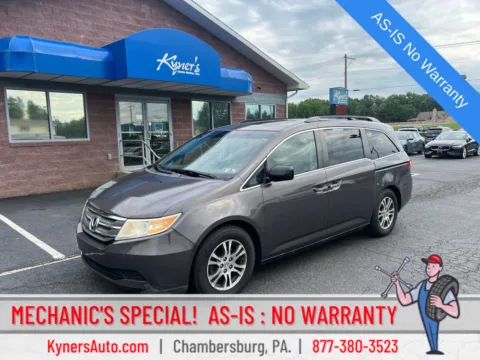 Gray 2012 Honda Odyssey EX-L for sale in Chambersburg, PA