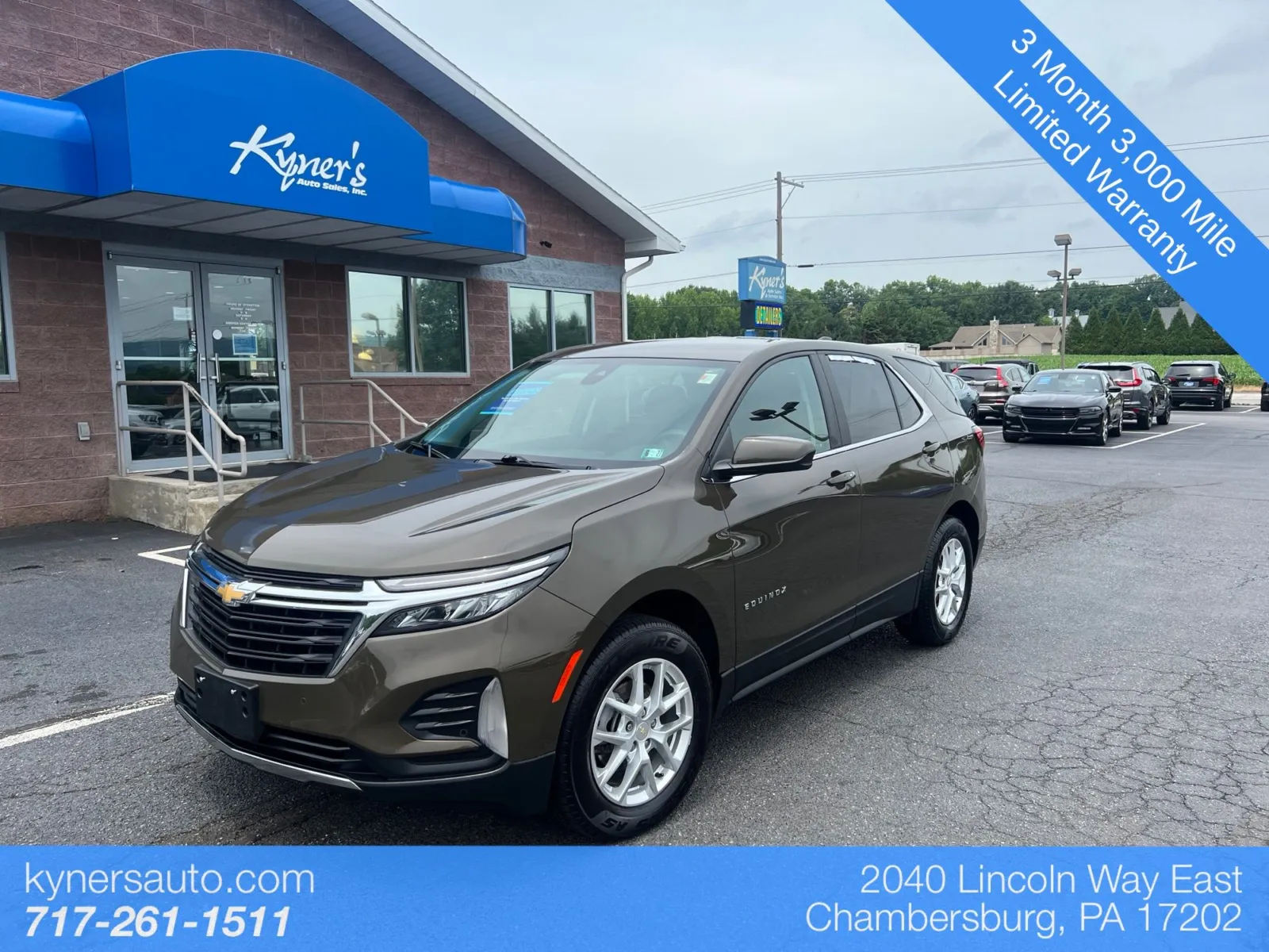 Brown 2023 Chevrolet Equinox LT for sale in Chambersburg, PA
