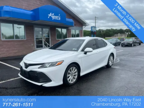 White 2020 Toyota Camry LE for sale in Chambersburg, PA