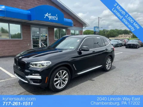 Black 2018 BMW X3 xDrive30i for sale in Chambersburg, PA
