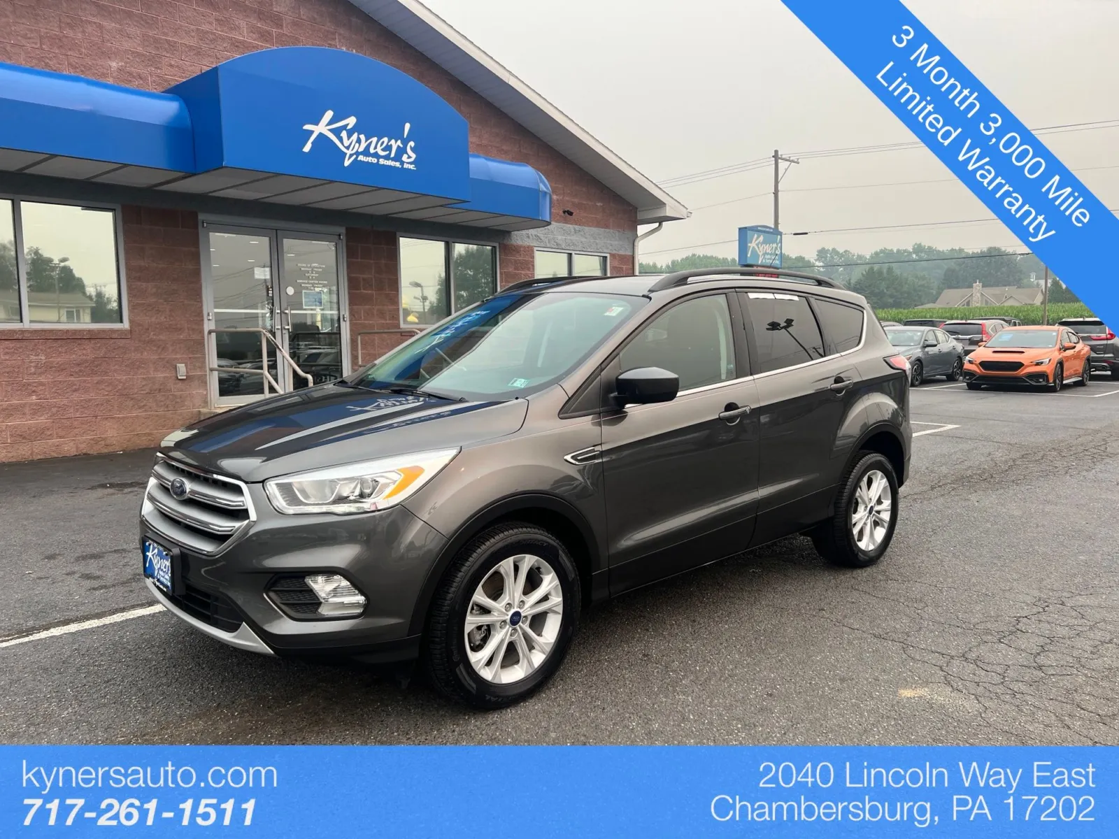 Gray 2017 Ford Escape SE for sale in Chambersburg, PA