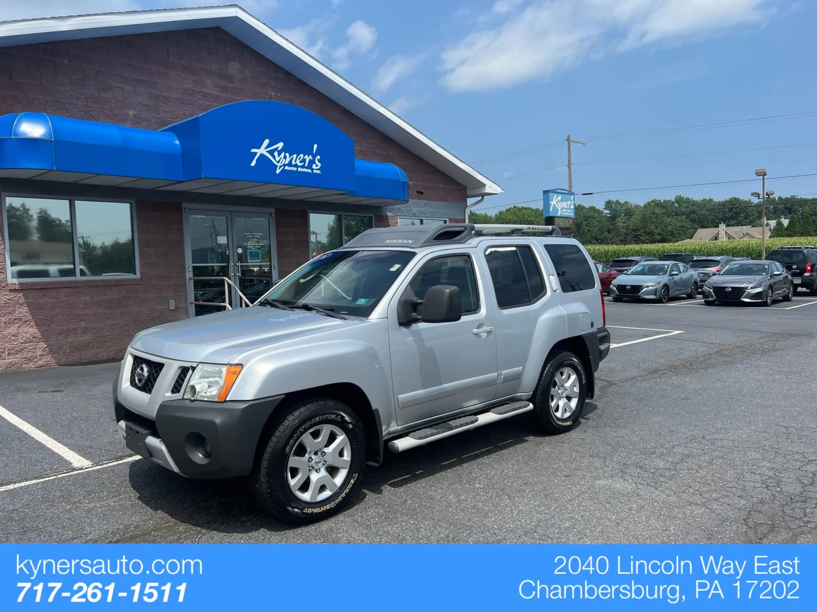 Silver 2010 Nissan Xterra SE for sale in Chambersburg, PA