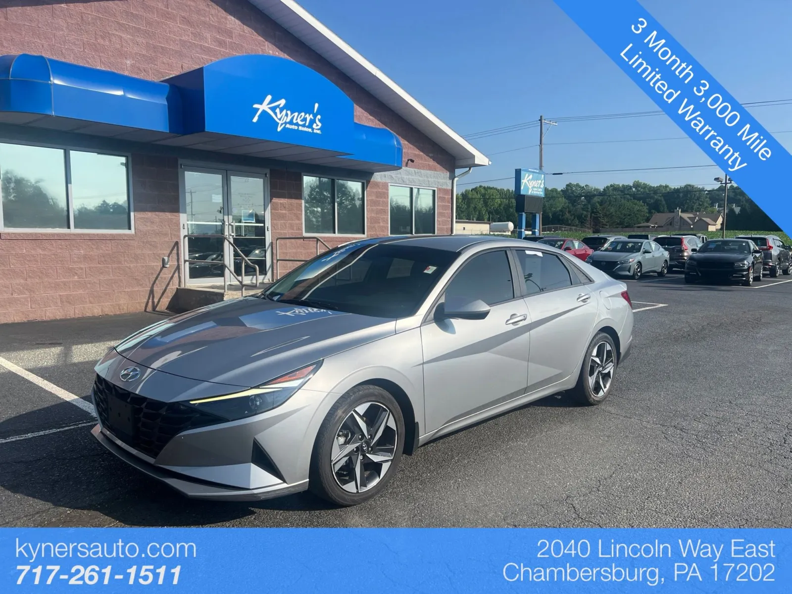 Silver 2023 Hyundai Elantra SEL for sale in Chambersburg, PA