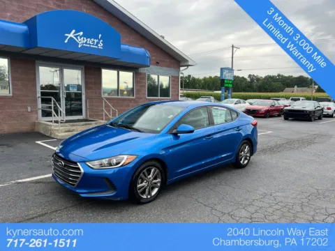 Blue 2017 Hyundai Elantra SE for sale in Chambersburg, PA