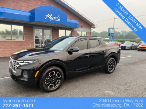 Black 2022 Hyundai Santa Cruz SEL Premium for sale in Chambersburg, PA